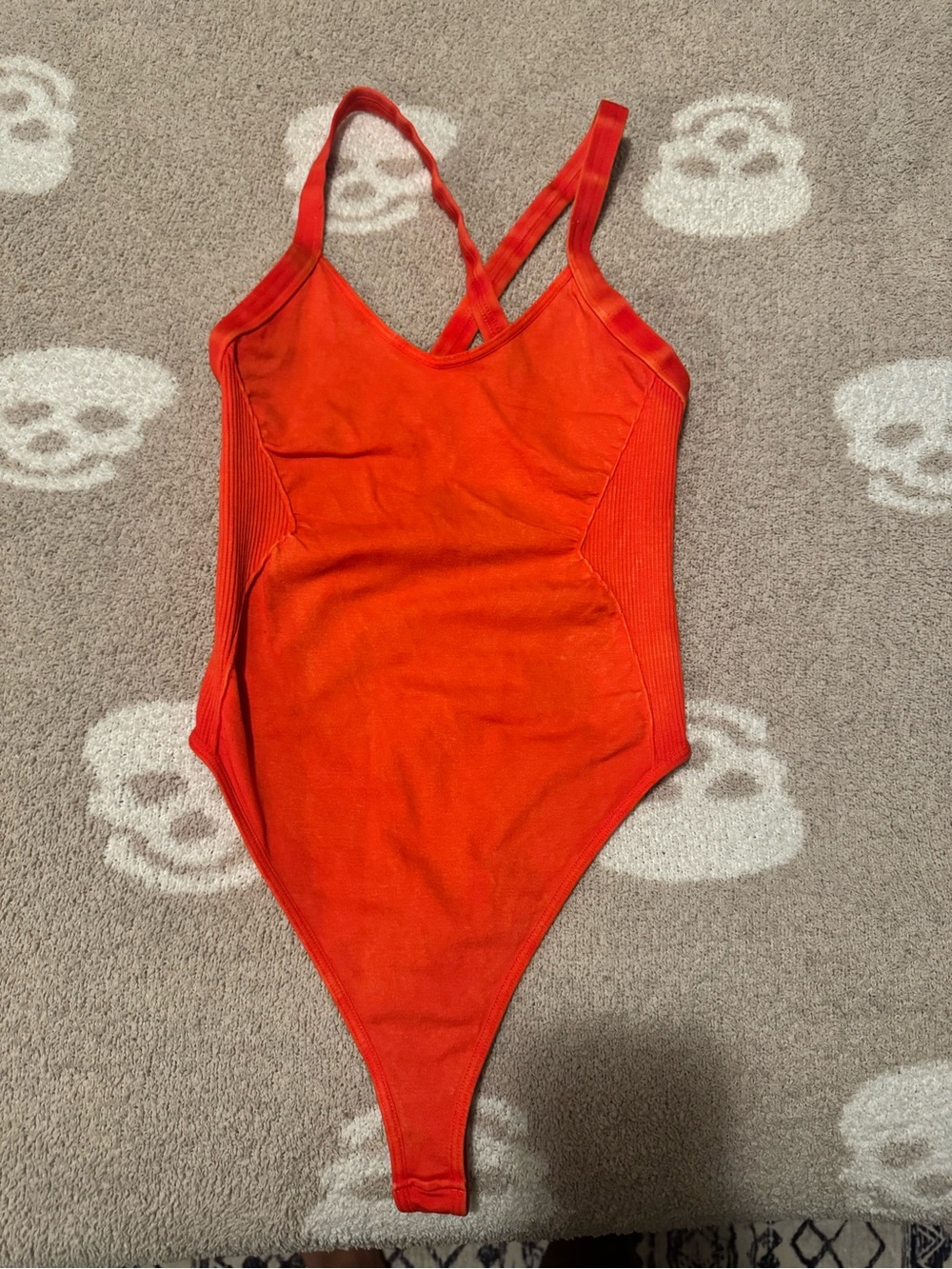 Free people Red Bodysuit